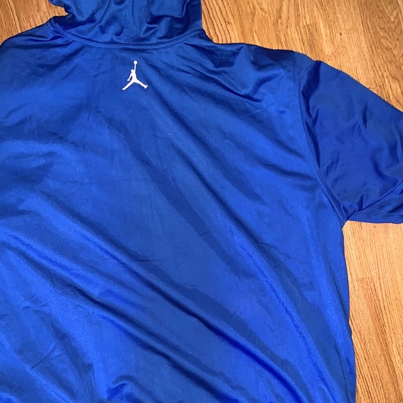 Vintage Jordan Royal Blue Zip-Up Hoodie - Picture 4 of 5